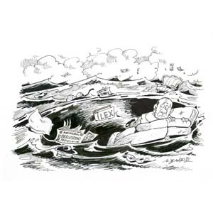 	Berlusconi vortex, The New York Times Syndicate	